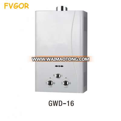 GWD-16 Hot product! instant /tankless gas water heater Flue type bath gas geyser